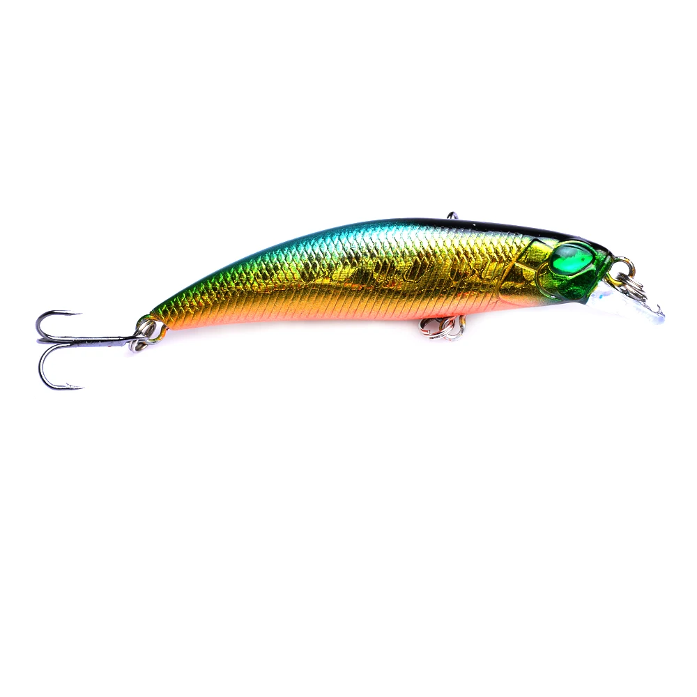 

1Pcs Sinking Minnow Fishing Lure 6.5cm 4g Winter Laser Hard Artificial Bait 3D Eyes Fishing Wobblers Crankbait Minnows