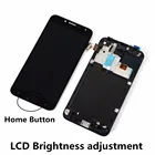 Для Samsung Galaxy J4 2018 SM-J400 J400F J400FN J400DS J400H, ЖК-дисплей, сенсорный экран, стекло планшета + средняя рамка + кнопка домой