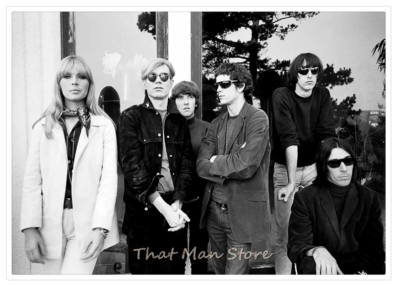 Банан Энди Warhol бумажный постер музыка рок бренд для бара белая крафт-бумага