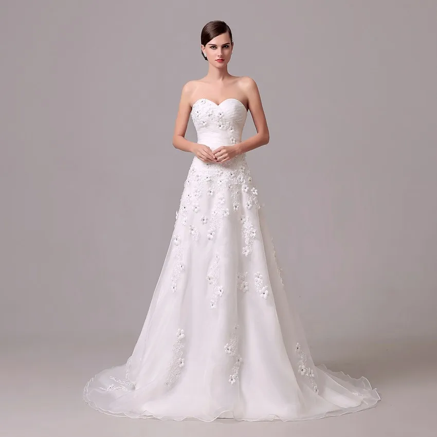 ILoveWedding бальное платье Свадебные платья Элегантное Тюлевое органза с аппликацией