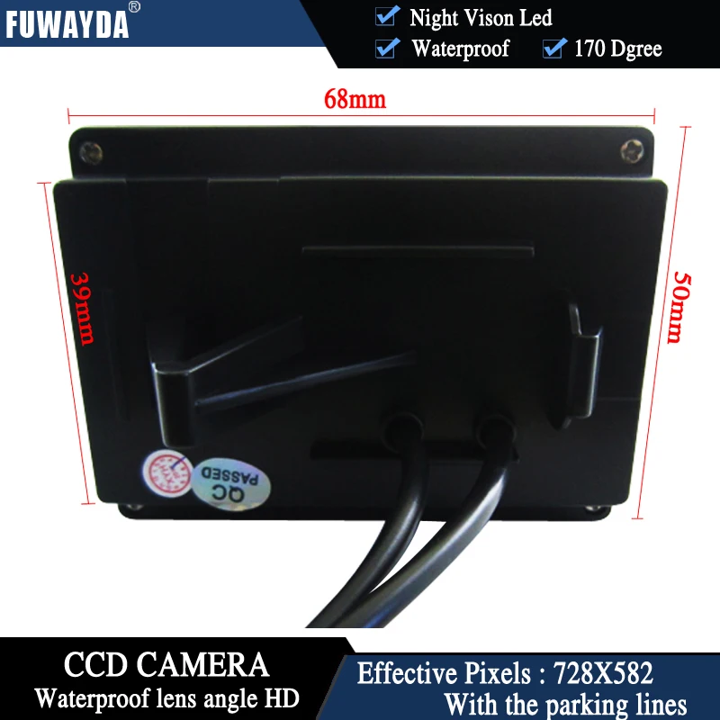 FUWAYDA беспроводной CCD чип Автомобильная камера заднего вида для TOYOTA Land Cruiser LC 100 120