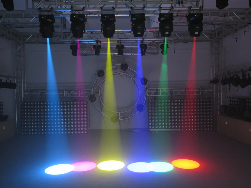 Горячий кейс для полетов 2в1 упаковка DMX 512 75 Вт светодиодный движущийся головной