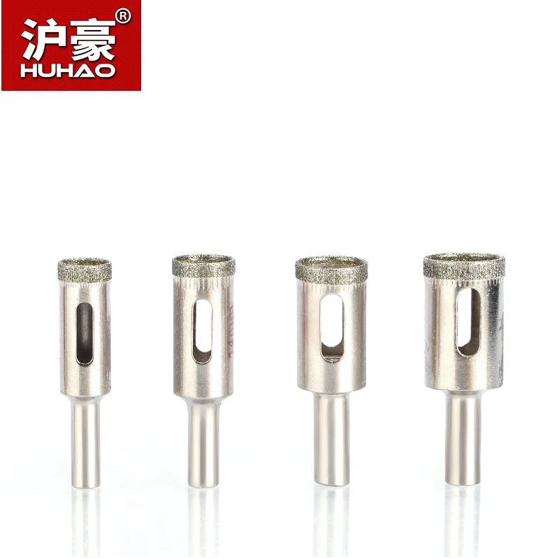 

HUHAO 5pcs/lot Glass Hole Maker Thick Diamond Powder Coating Drill Bits Beads Rounding Tool Multi-function Sharp Drilling