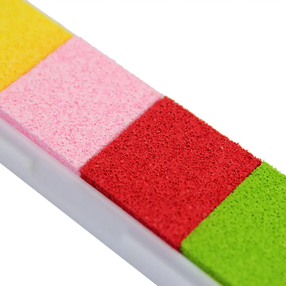 6 градиентных цветных чернил для детей Inkpad штампы бумажные деревянные карты