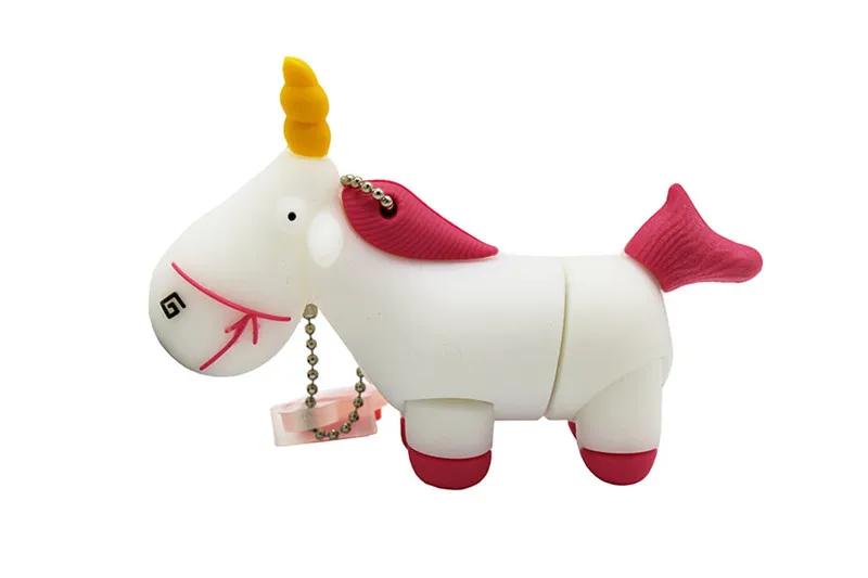 Модель usb флеш-накопителя KING SARAS cute cartoom Единорог usb 2,0 4 ГБ 8 ГБ 16 ГБ 32 ГБ 64 ГБ флешка, подарок usb
