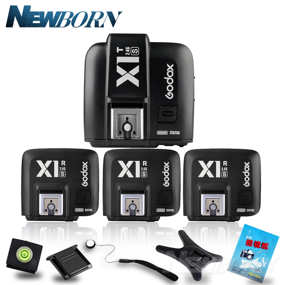 Godox X1S X1T S ЖК панель TTL 2 4G беспроводной передатчик Flash Trigger + 3 x X1R приемник для Sony TT685S