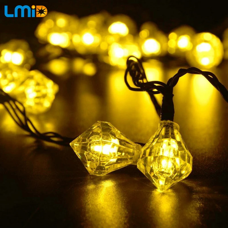 Lmid Сад украшения дома Солнечный светодиодный строка солнечного освещения лампы