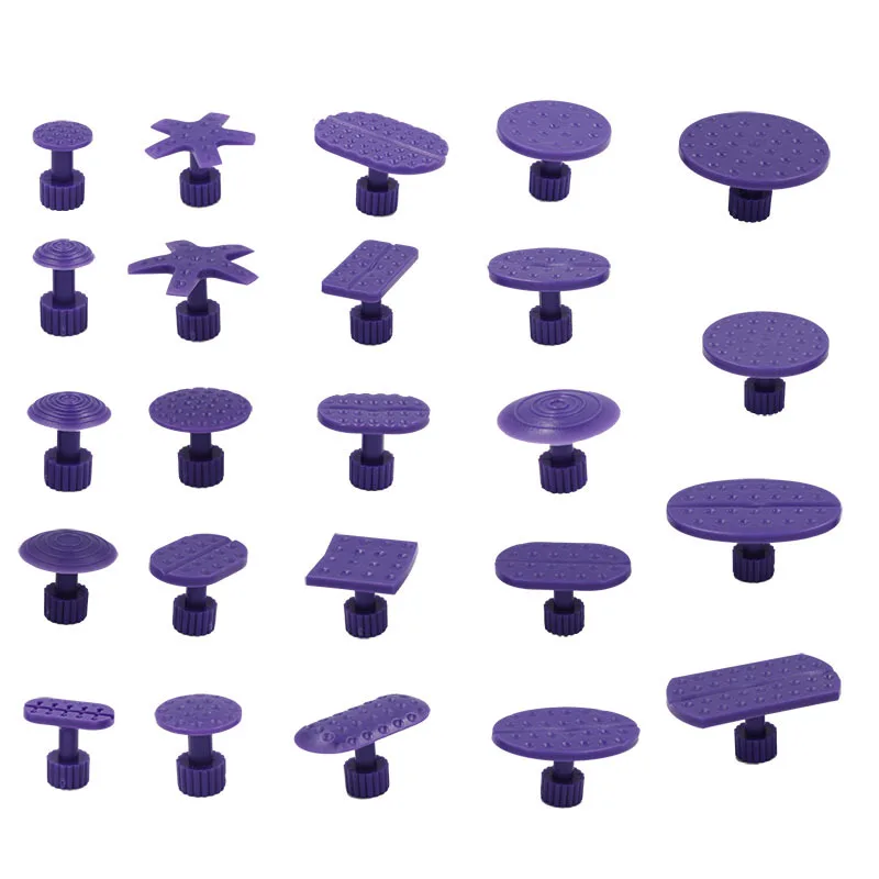 

Best 2 in 1 Slide Hammer Dent Puller Kit Car Paintless Dent Repair Hail Removal Kit PDR Tool 48 pulling Tabs - Gift
