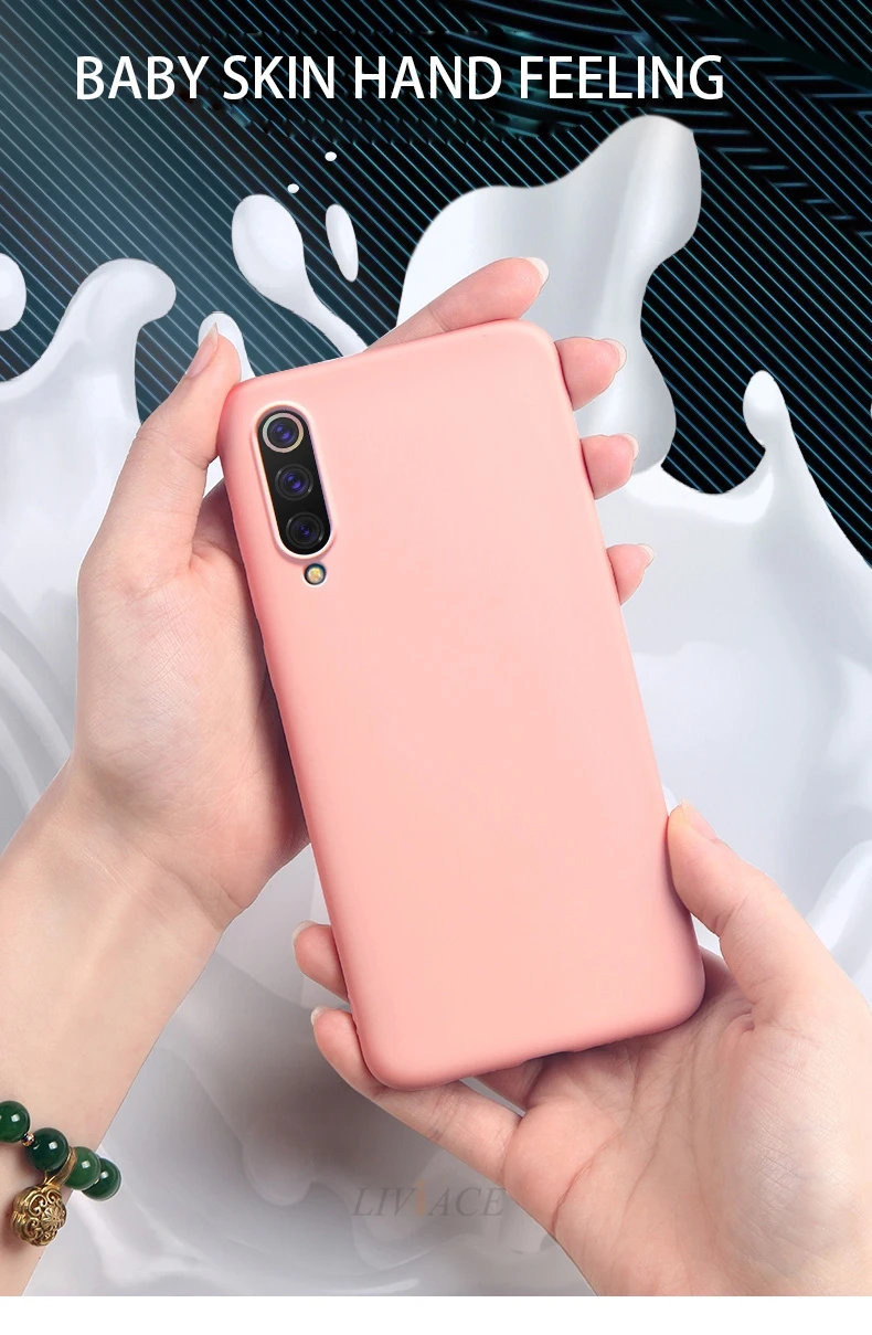 Жидкий силиконовый чехол для телефона для xiaomi mi 9 se lite pro a3 xio mi мягкий чехол-накладка для xiaomi mi 9 9se xiaomi 9 fundas