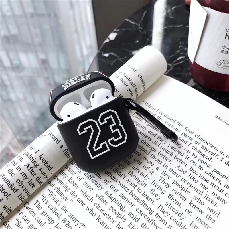 Чехол для AirPods чехол мальчика баскетбольный Мягкий силиконовый наушников Apple Airpods