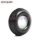 Колесо для радиоуправляемого самолета из полиуретана с пластиковой втулкой 1,25 дюйма (D31, 75 x H13 x 2 мм)