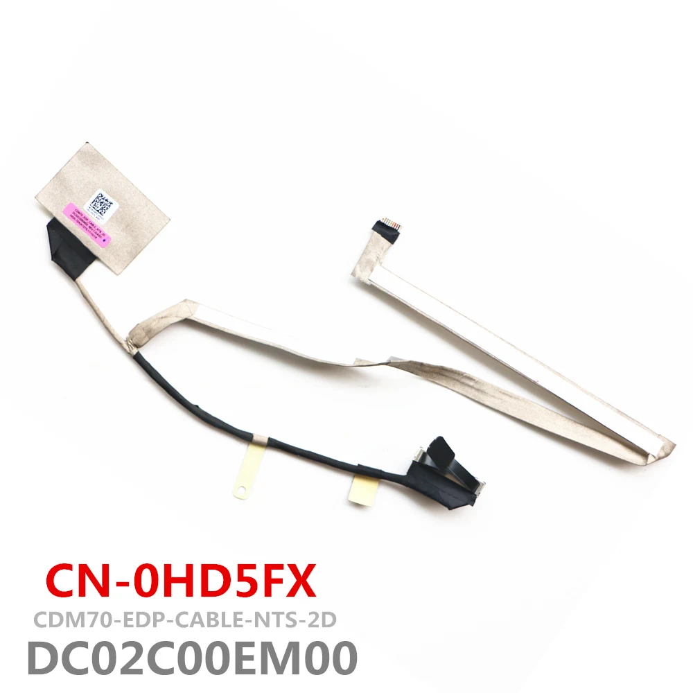 

New CDM70 DC02C00EM00 Cable For Dell Latitude E5480 Lcd Lvds Cable CN-0HD5FX