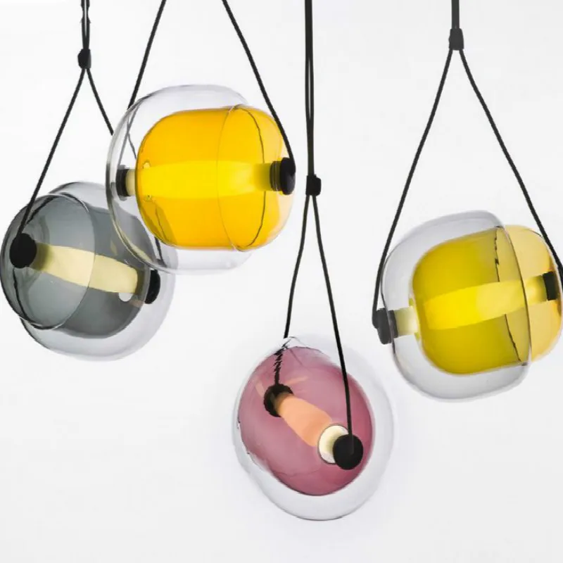 Чешская капсула брокис светодиодный подвесной светильник винтажный креативный дизайнерский красочный