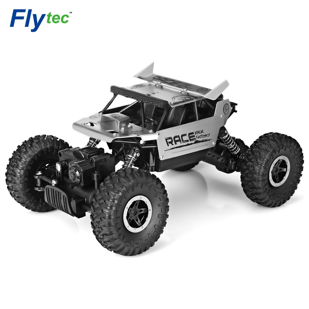 Flytec 9118 RC автомобилей 1/18 2 4 г 4WD Сплав восхождение автомобиль высокой Скорость