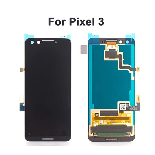 Для Google Pixel 2 XL 2XL ЖК-дисплей сенсорный P-OLED экран дигитайзер сборка запасная часть для Google Pixel 2 3 4 XL lcd - Цвет: Pixel 3