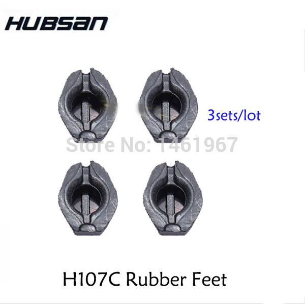 

3sets/lot Hubsan X4 H107C RC Quadcopter Spare Parts Rubber Feet H107-a29 Black for Hubsan H107C Mini Quad Copter