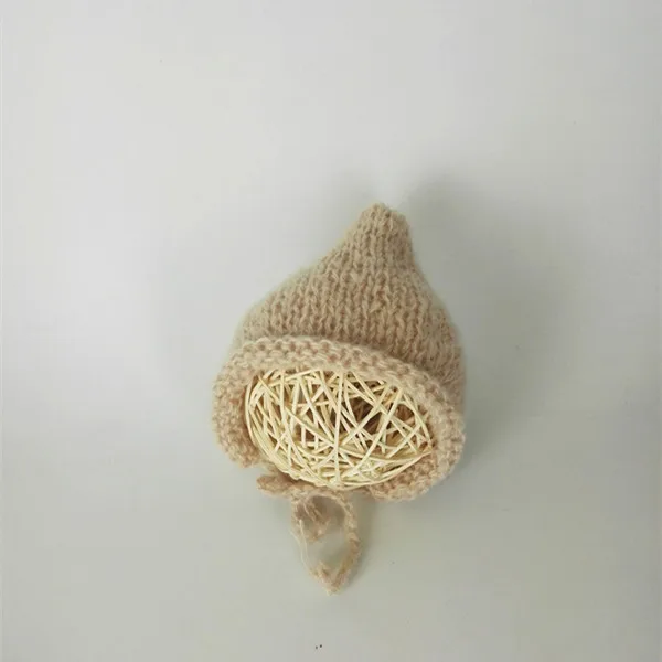 Лидер продаж! Для новорожденных головной убор из мохеровый капор для фотосъемки |