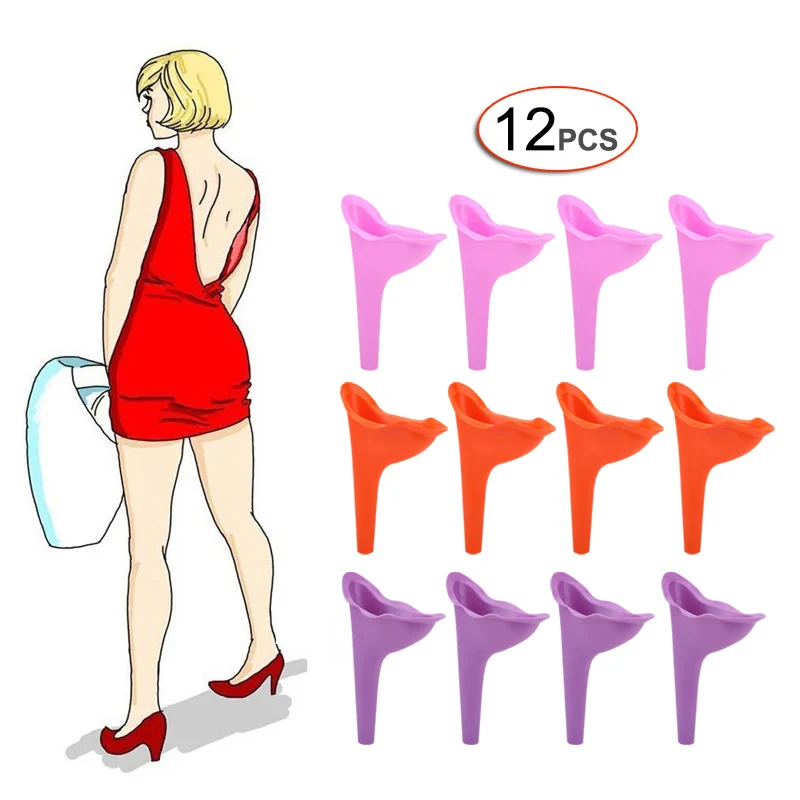 12pcs A4 Портативный писсуар, стоячий Писсуар для женщин, дорожный Топ Orina Mujer, портативный Писсуар для женщин, писсуар для путешествий - Цвет: 12pcs A4