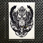 Новая горячая Мудрая сова Татуировка боди-арт рукав рука флеш Татуировка наклейка GHB398 Большой размер 21*15 см Водонепроницаемая хна Татуировка стены автомобиля Стайлинг