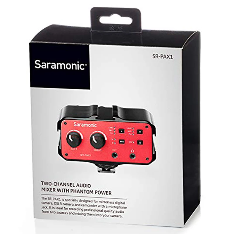 Saramonic Pax1 аудио микшер предусилитель микрофонный адаптер двойной Xlr 6 3 мм 5 входы