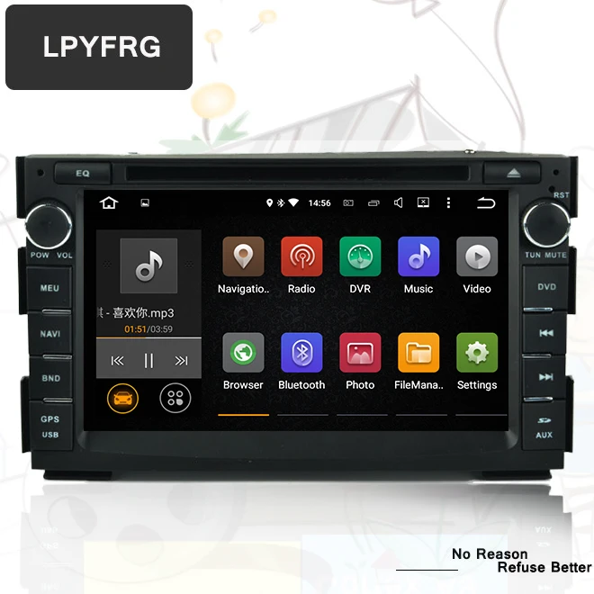 Автомобильный DVD плеер android 10 0 4G SIM LTE 4 Гб RAM для Kia CEED 2006 2007 2012 GPS навигация радио Pro