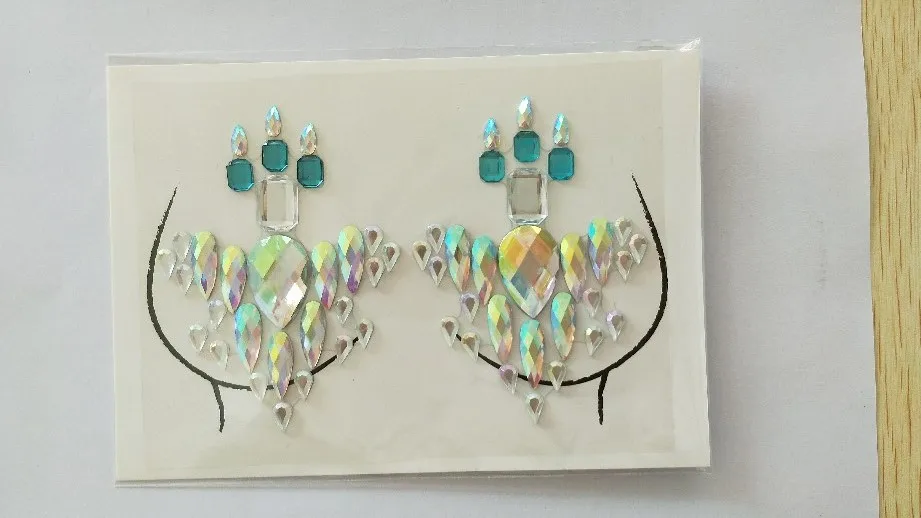 Наклейка Bindi Ручной Работы Бохо и Племенной Стиль тела Декор стикер можно наклеить на самоклеющиеся драгоценные камни грудь наклейка на сосок