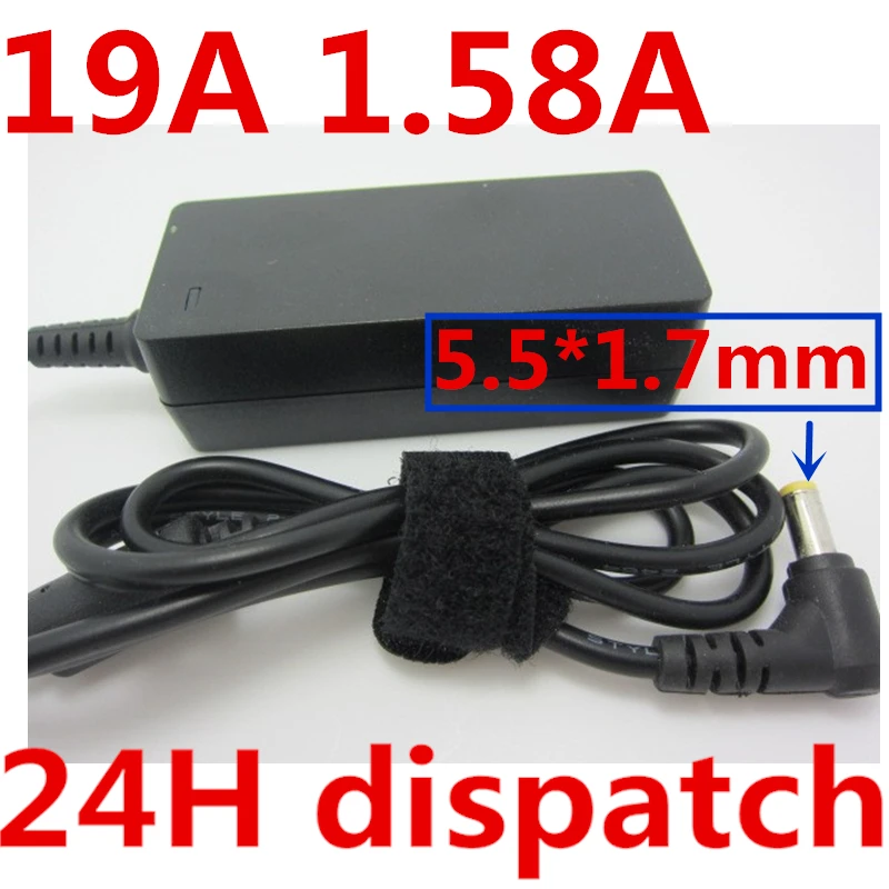 HSW 19V 1.58A 30W 5 5*1 7mm Замена ноутбука AC адаптер питания зарядное устройство для Dell Mini 9