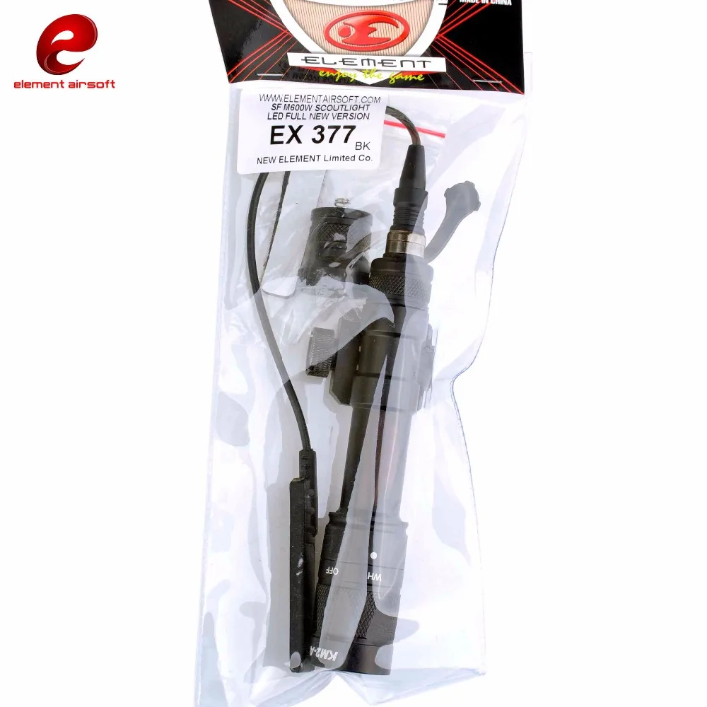 

Element Airsoft Tactical Scout Flashlight LED Weapon M600W light Strobe Version 170lumenTactical Flashlight M600 Series EX377