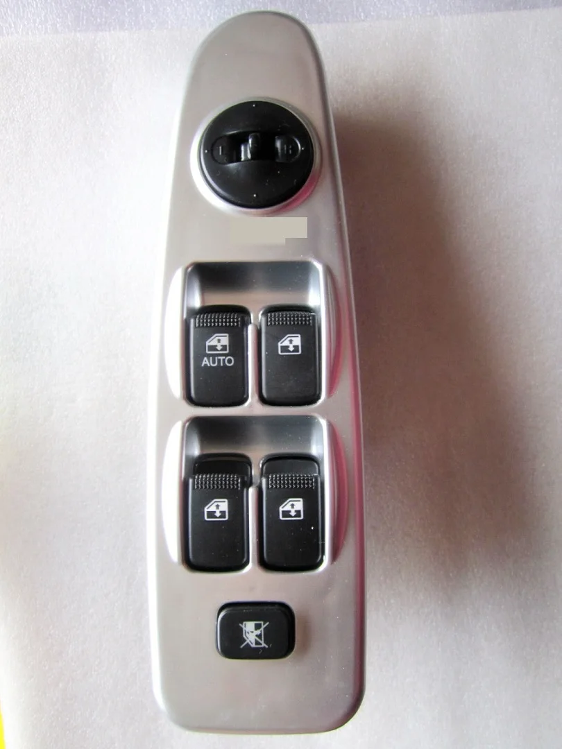 ZWET автомобильный выключатель питания для стеклоподъемника для Elantra Master Mirror Switch для hyundai черный/серебристый 93570-2XXXX
