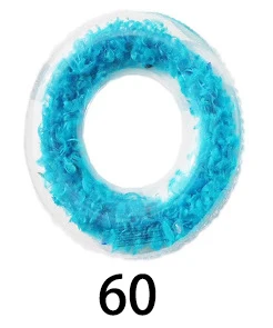 60 blue YUYU надувной Блестящий бассейн, плавающий сердце, плавающий кольцо ming, сияющий круг любви, кольцо для бассейна, плавающий круг ming, плавающий сердечная трубка, плавающий круг, игрушка для бассейна - Цвет: 60 blue