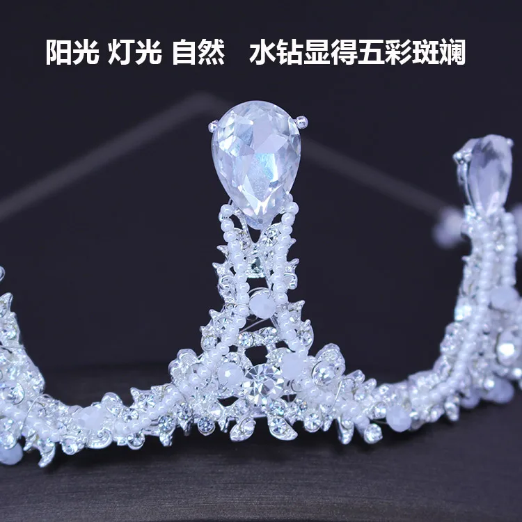 Королевская Девушка торт Топпер ручной работы тиара серебро горный хрусталь и