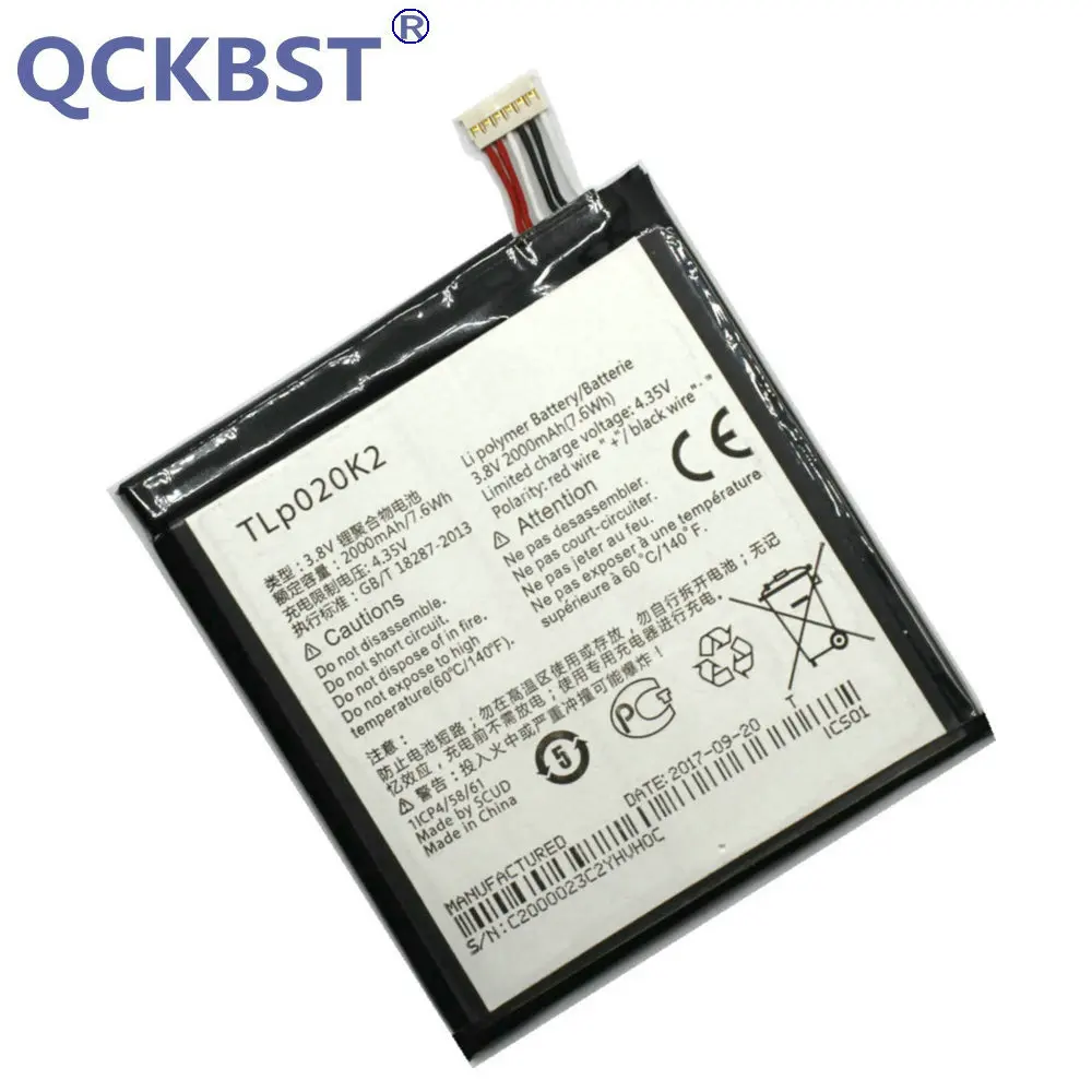Новый аккумулятор TLp020K2 2000 мАч для Alcatel one Touch 6039H 6039Y 6039K Idol 3 4 7 дюймов TLp020Kj мобильный