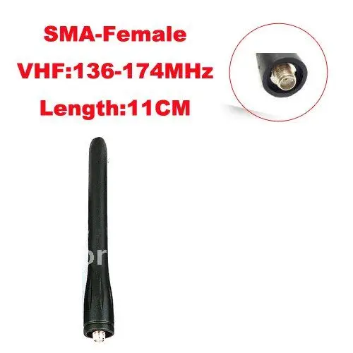 Акционная цена VHF:136-174 МГц SMA-Female антенна 11 см для Kenwood TK2118 TK2160 TK2170 TK2302 TK2306 TK2307 |