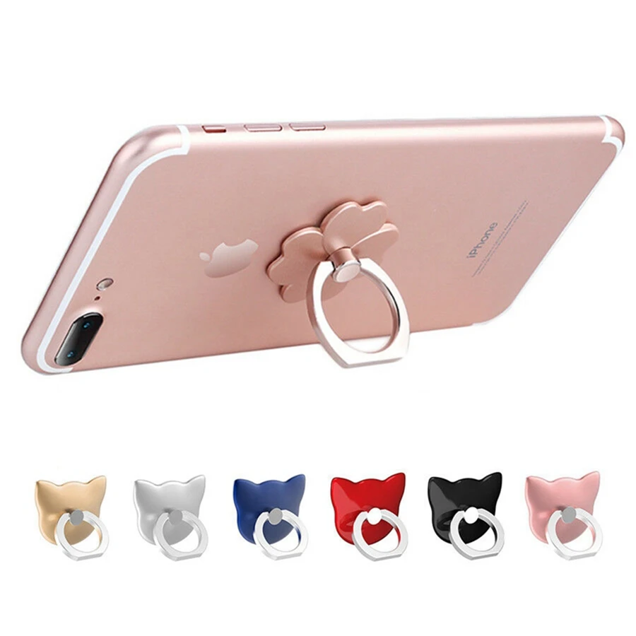 Универсальный держатель подставка Leoleo с кольцом на палец для iPhone X XR XS Max 8 7 6 Plus