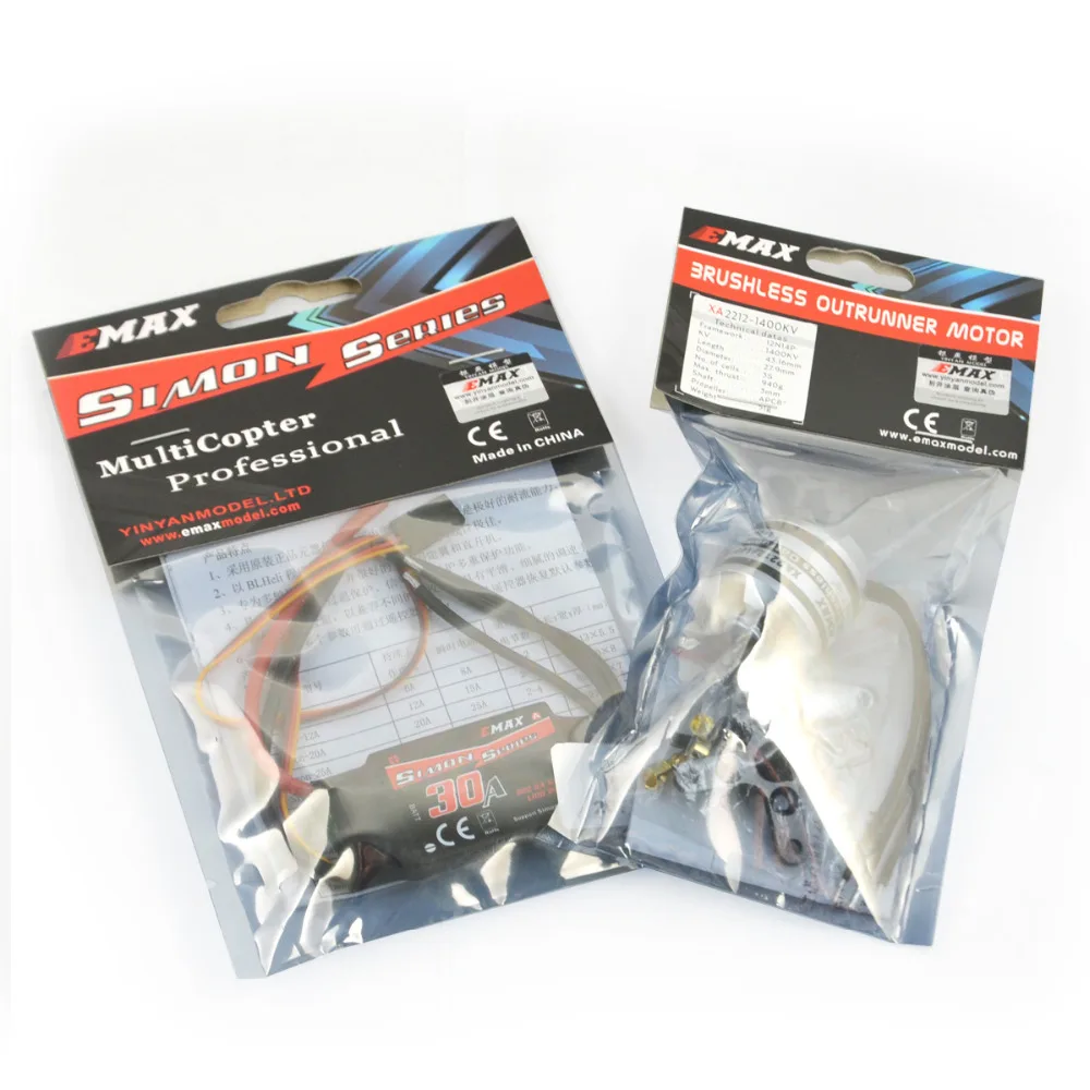 Двигатель EMAX набор ESC 30A Simonk Скорость Contrller и XA2212 бесщеточный двигатель с