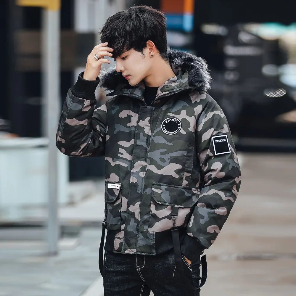 Новая модная популярная брендовая зимняя куртка для мужчин новинка 2019 парка