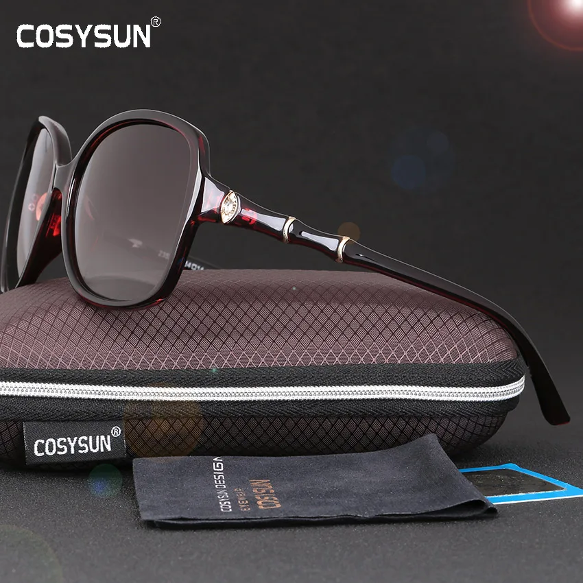 Новинка 2018 брендовые поляризационные солнцезащитные очки для женщин фирменный