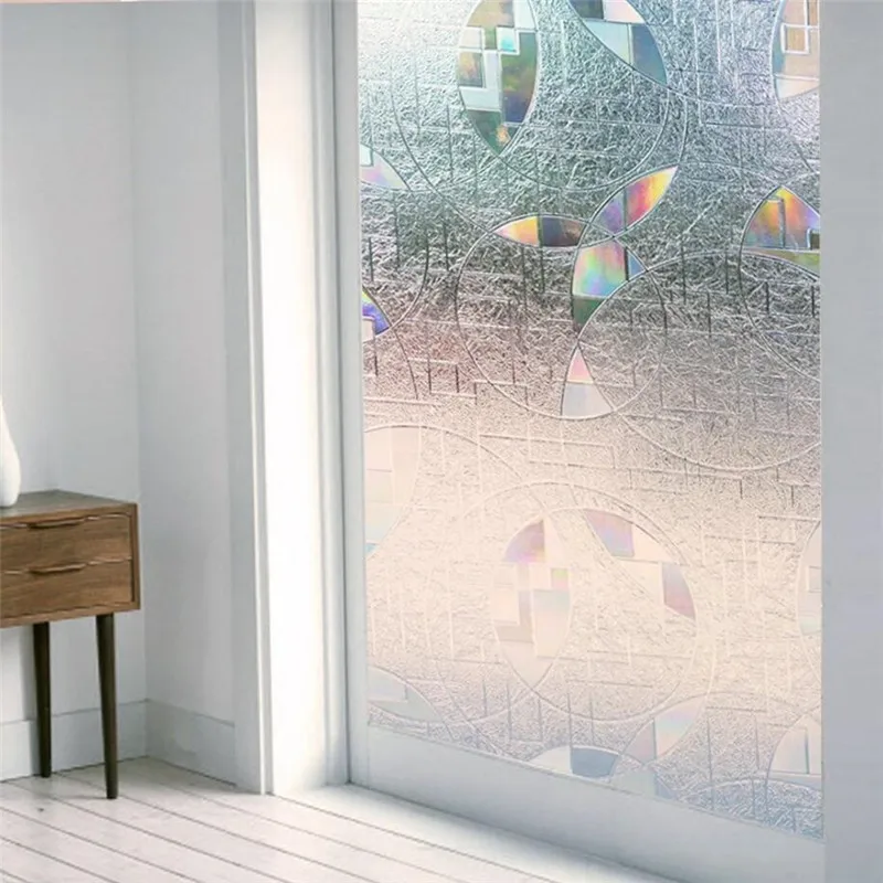 45 см * 200 без клея декоративная самоклеящаяся пленка для окон статическая