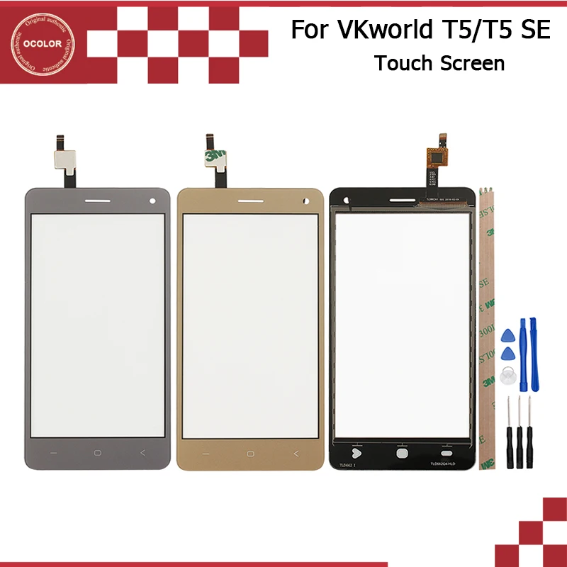 Ocolor для vkworld T5 5 SE touch Панель Сенсорный экран планшета Сенсор Замена телефон +