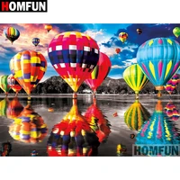 homfun 5d diy diamond painting full squareround drill hot air balloon embroidery cross stitch gift home decor gift a07921