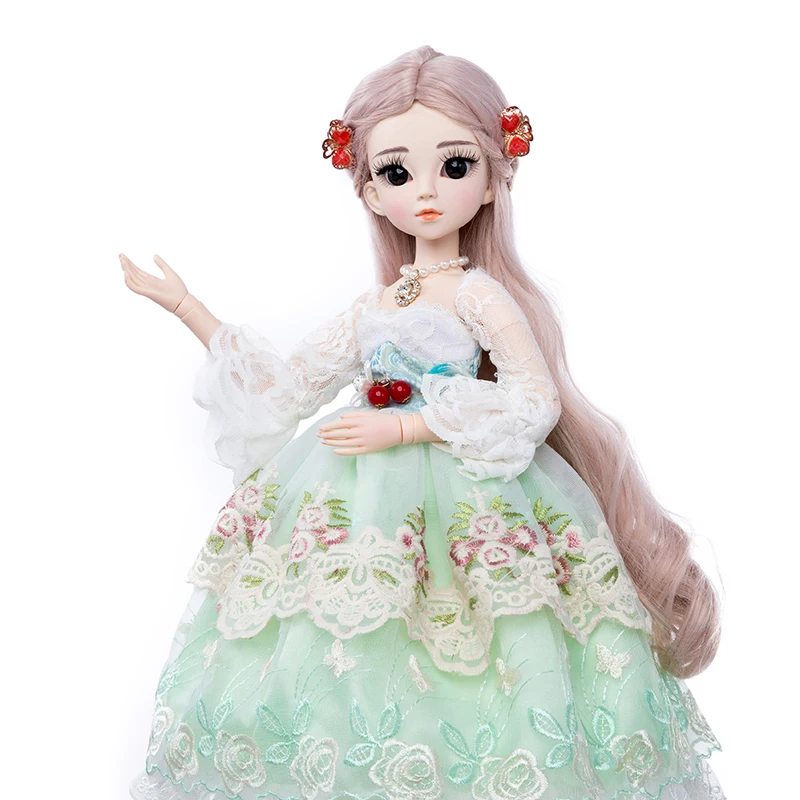 Принцесса Анна 1/3 60 см bjd sd кукла макет девушка шар шарнирное тело с платьем парики
