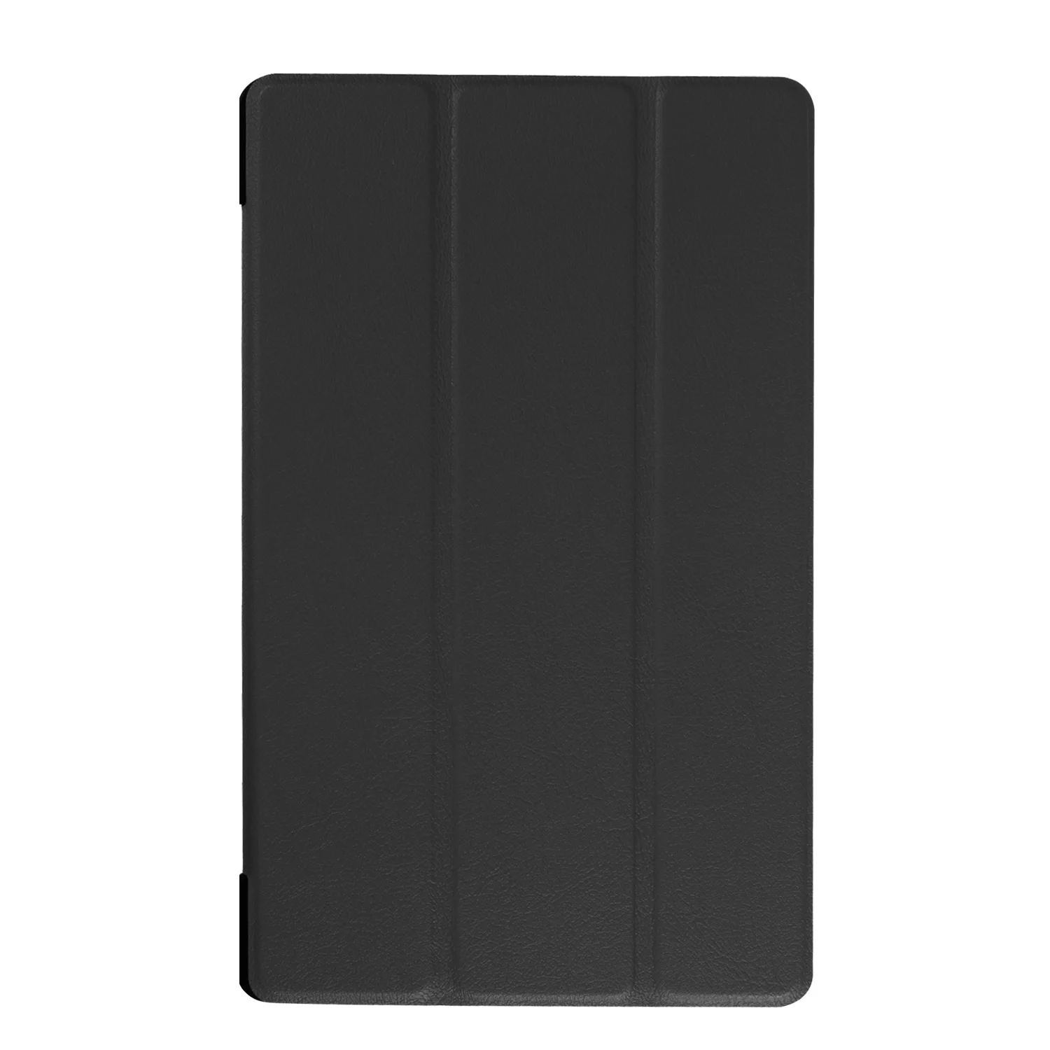 Из искусственной кожи Чехол Подставка Крышка для lenovo Tab 3 Tab3 8 плюс P8 TOUCHBeauty TB-8703 TB-8703F TB-8703X TB-8703N 8 дюймов чехол+ Защитная пленка на экран+ стилус - Цвет: black