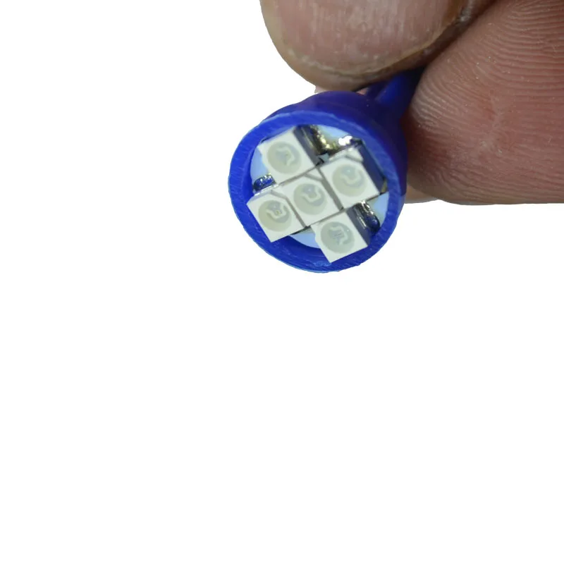 1000 шт. Автомобильные светодиодные лампы с клиновидным цоколем T10 W5W 5 SMD 1210 194 168 20 мА