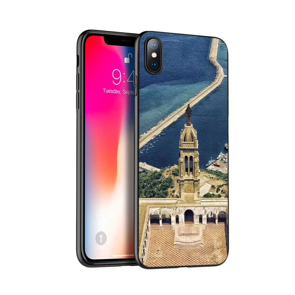 Черный чехол из ТПУ для iphone 5 5s SE 2020 6 6s 7 8 plus X 10 XR XS 11 pro MAX силиконовый с флагом