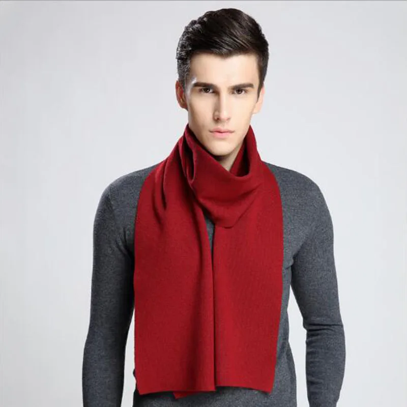 Autumn Winter Men Scarf Long Wool Scarves Men Unisex Casual Women Scarf Fashion Winter Scarf Shawl