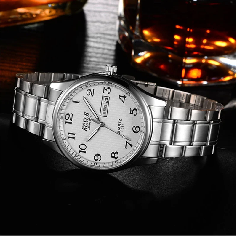 Фото Мужские классические часы Reloj Hombre винтажные спортивные мужские модные деловые Saat