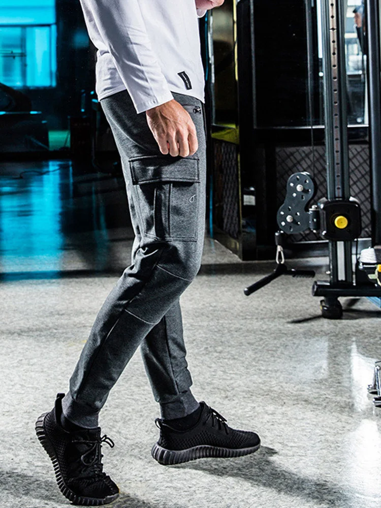 

GYMLOCKER new Autumn winter Jogger men's casual pants gyms Bodybuilding trousers male clothes Sweatpants Boutique long pants men