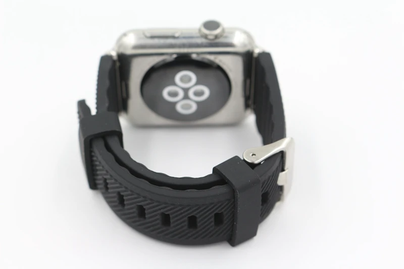 URVOI спортивный ремешок для apple watch серии 4 3 2 1 силиконовый ремень iWatch мягкая Замена
