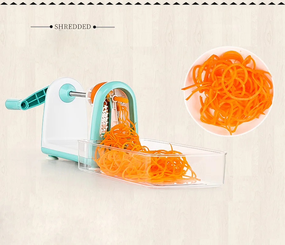 Ручная овощерезка многофункциональная мандолина спиральная картофельный лук