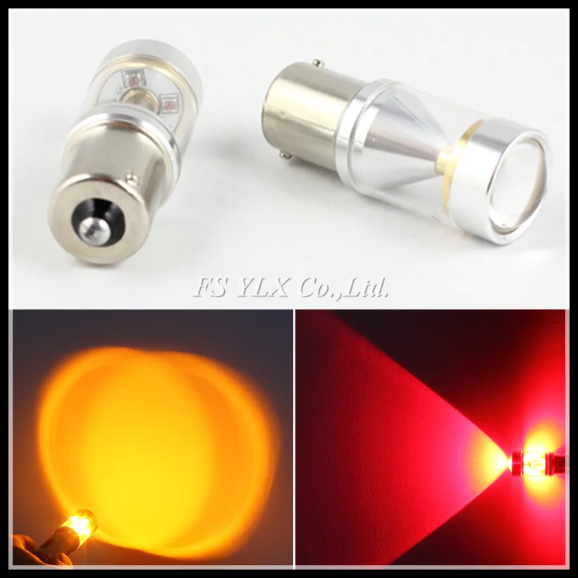 FSYLX 30 Вт 6SMD BA15S 1156 1157 BAY15D светодиодный поворотник светильник стоп сигнал запасной